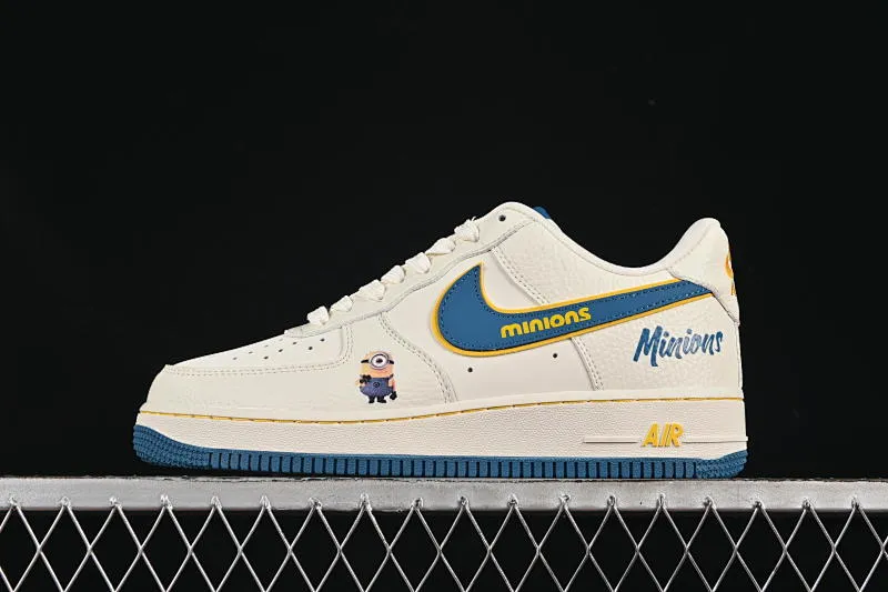 All Categories Nk Air Force 1 Air Force Series Nk Air Force 1 Low Air Force Low Nike Air Force 1'07 Low Minions White Blue Gold Air Force One Low Casual Shoes SC0601-566